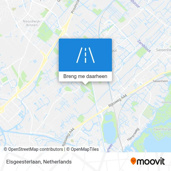 Elsgeesterlaan kaart