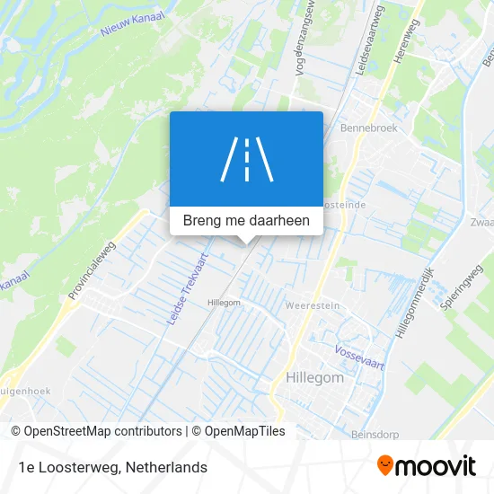 1e Loosterweg kaart