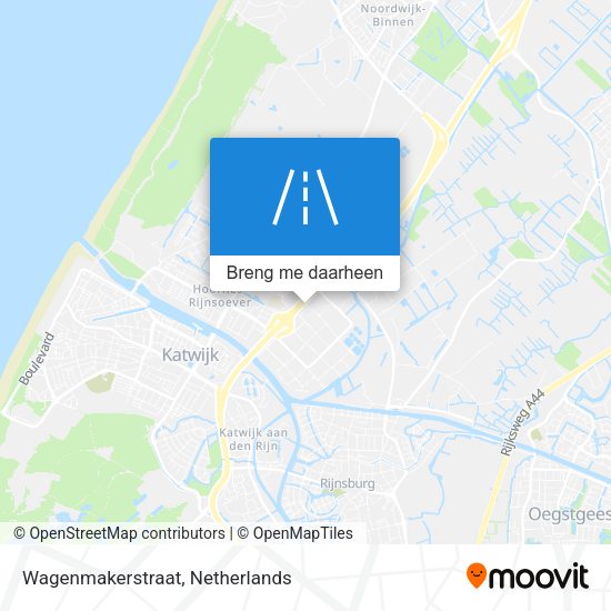 Wagenmakerstraat kaart