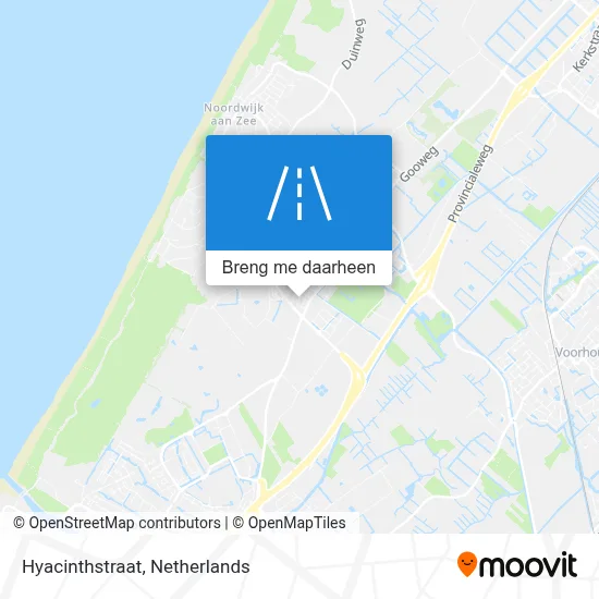 Hyacinthstraat kaart