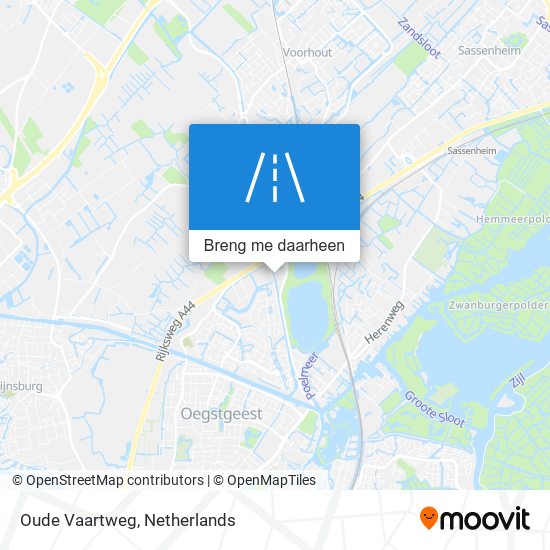 Oude Vaartweg kaart