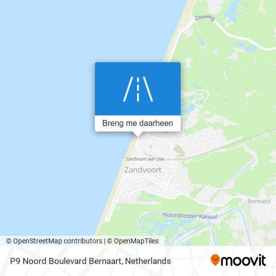 P9 Noord Boulevard Bernaart kaart