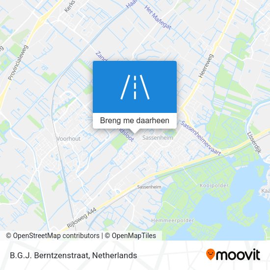 B.G.J. Berntzenstraat kaart