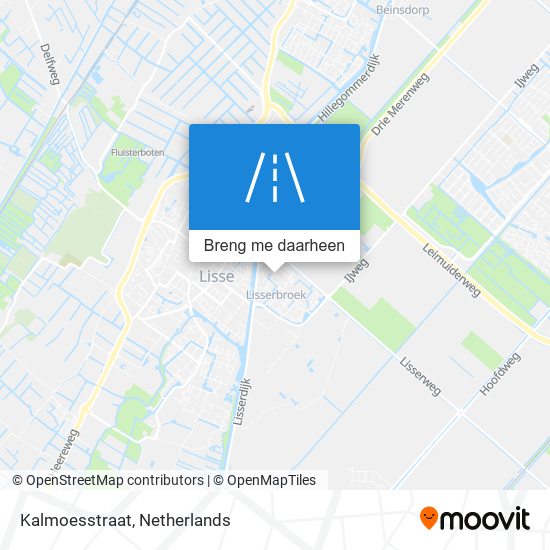 Kalmoesstraat kaart