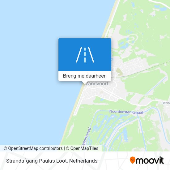Strandafgang Paulus Loot kaart