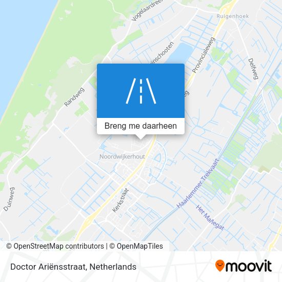 Doctor Ariënsstraat kaart
