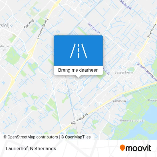 Laurierhof kaart