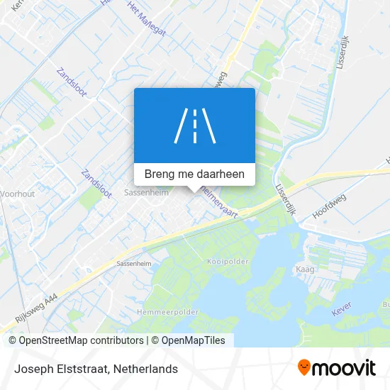 Joseph Elststraat kaart
