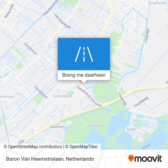 Baron Van Heemstralaan kaart