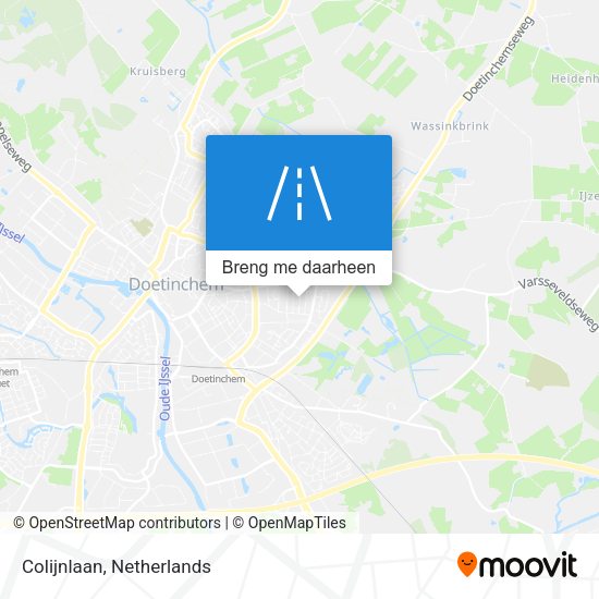 Colijnlaan kaart