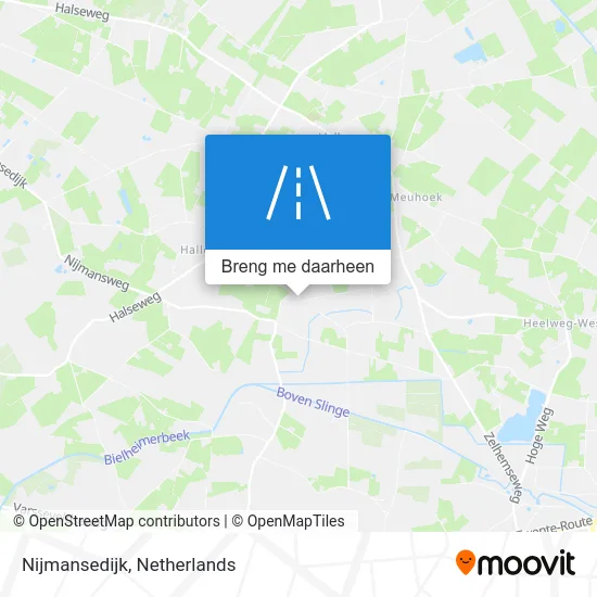 Nijmansedijk kaart