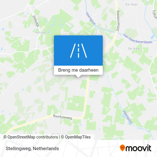 Stellingweg kaart