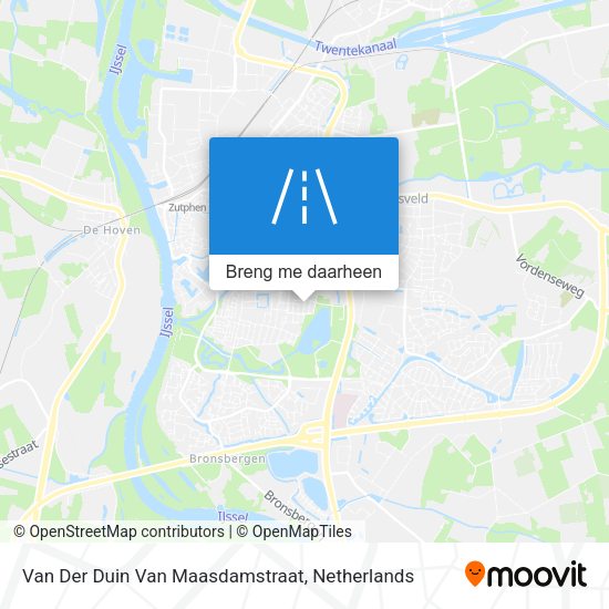 Van Der Duin Van Maasdamstraat kaart