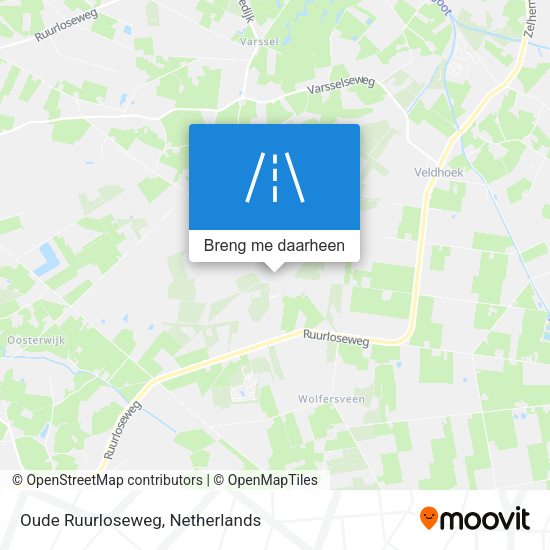 Oude Ruurloseweg kaart