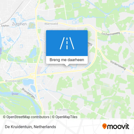 De Kruidentuin kaart