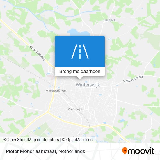 Pieter Mondriaanstraat kaart