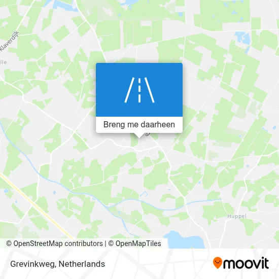 Grevinkweg kaart