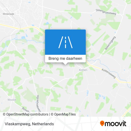 Vlaskampweg kaart