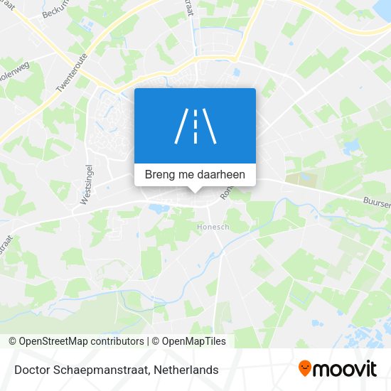 Doctor Schaepmanstraat kaart