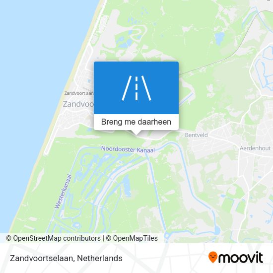 Zandvoortselaan kaart