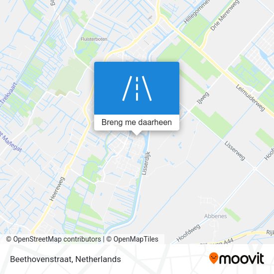 Beethovenstraat kaart