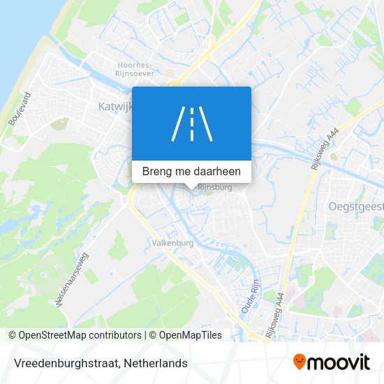 Vreedenburghstraat kaart