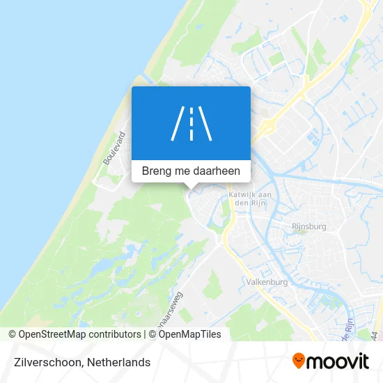 Zilverschoon kaart
