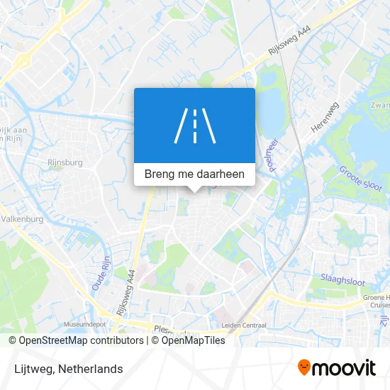 Lijtweg kaart