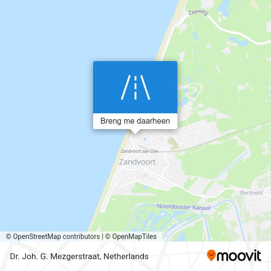 Dr. Joh. G. Mezgerstraat kaart