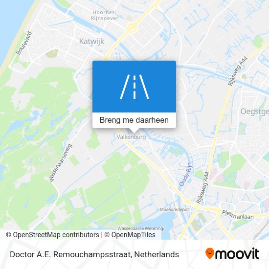 Doctor A.E. Remouchampsstraat kaart