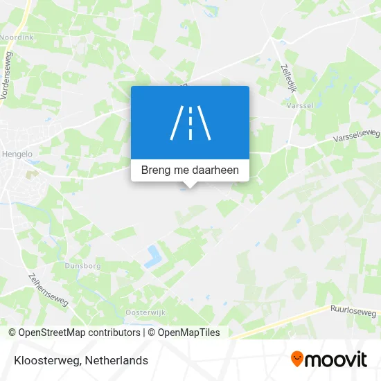 Kloosterweg kaart
