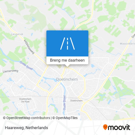 Haareweg kaart