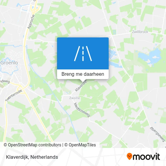 Klaverdijk kaart