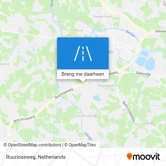 Ruurloseweg kaart