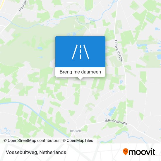 Vossebultweg kaart