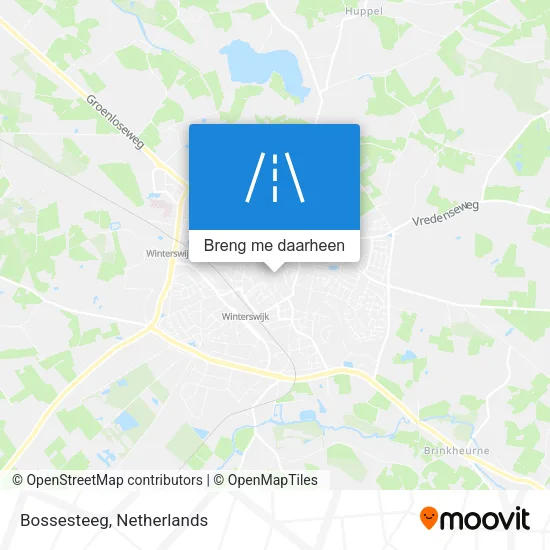 Bossesteeg kaart