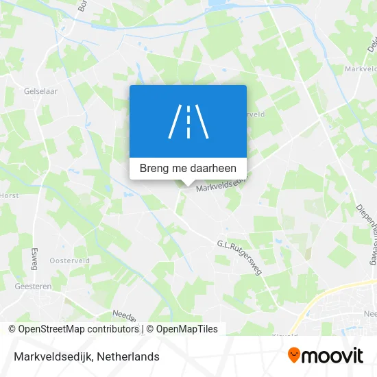 Markveldsedijk kaart