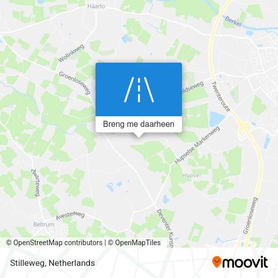 Stilleweg kaart