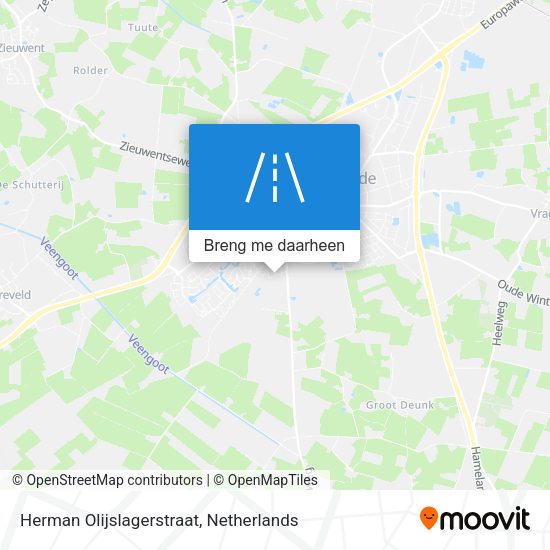 Herman Olijslagerstraat kaart