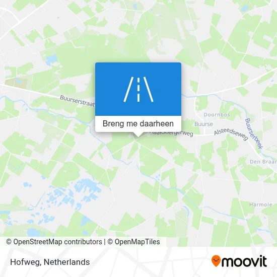 Hofweg kaart