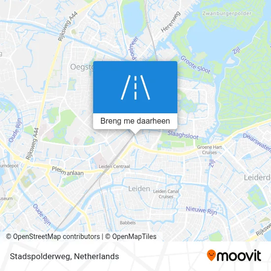 Stadspolderweg kaart