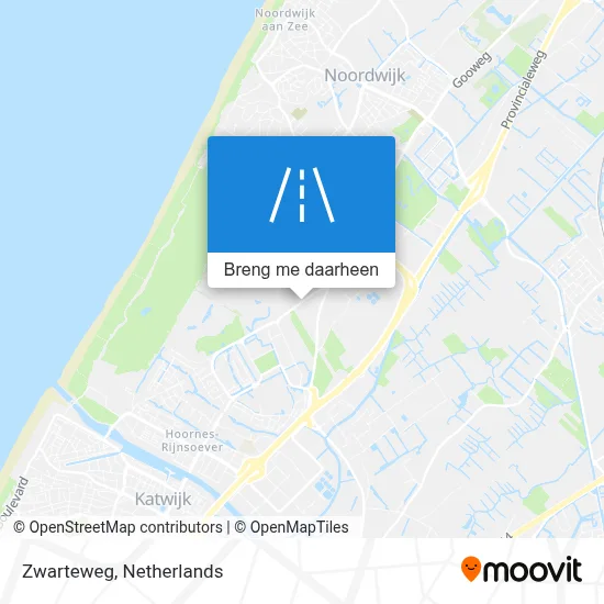 Zwarteweg kaart