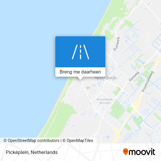 Picképlein kaart