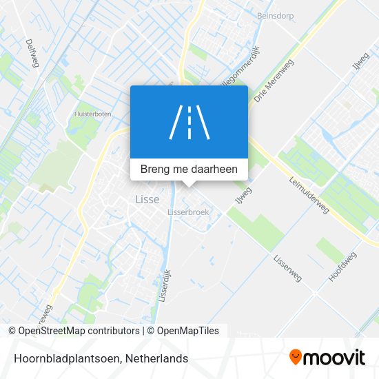 Hoornbladplantsoen kaart
