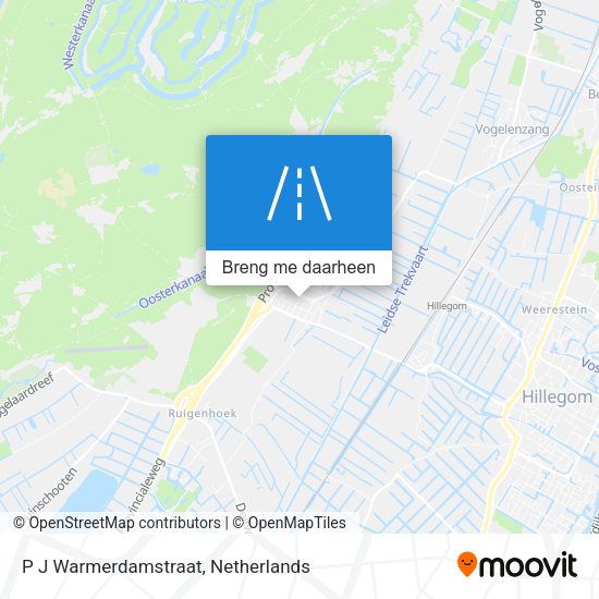 P J Warmerdamstraat kaart