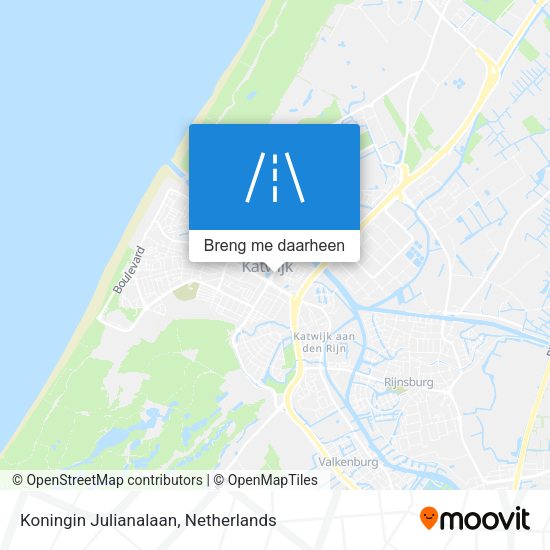 Koningin Julianalaan kaart
