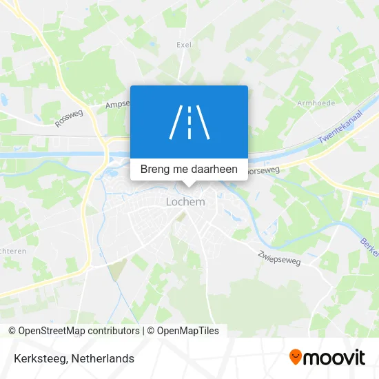 Kerksteeg kaart