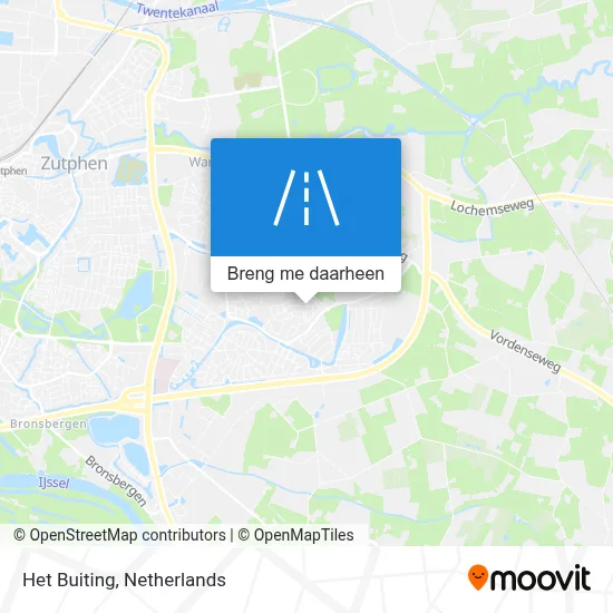 Het Buiting kaart