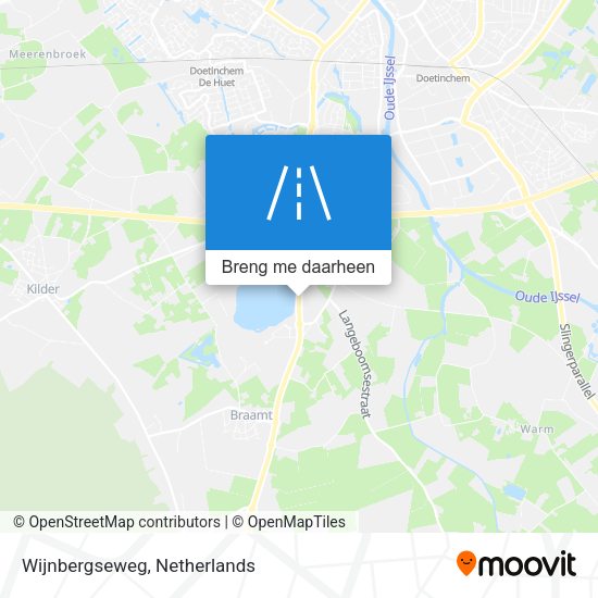 Wijnbergseweg kaart