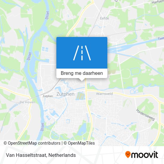 Van Hasseltstraat kaart